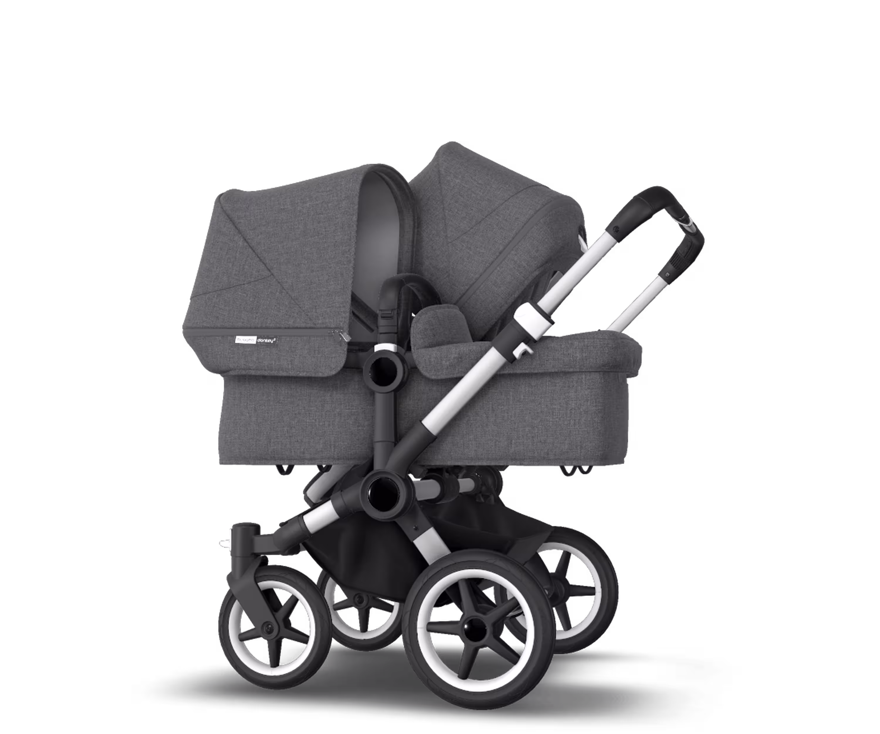 US - Bugaboo D3D stroller bundle aluminum grey melange grey melange - Main Modal Image Slide 2 of 4