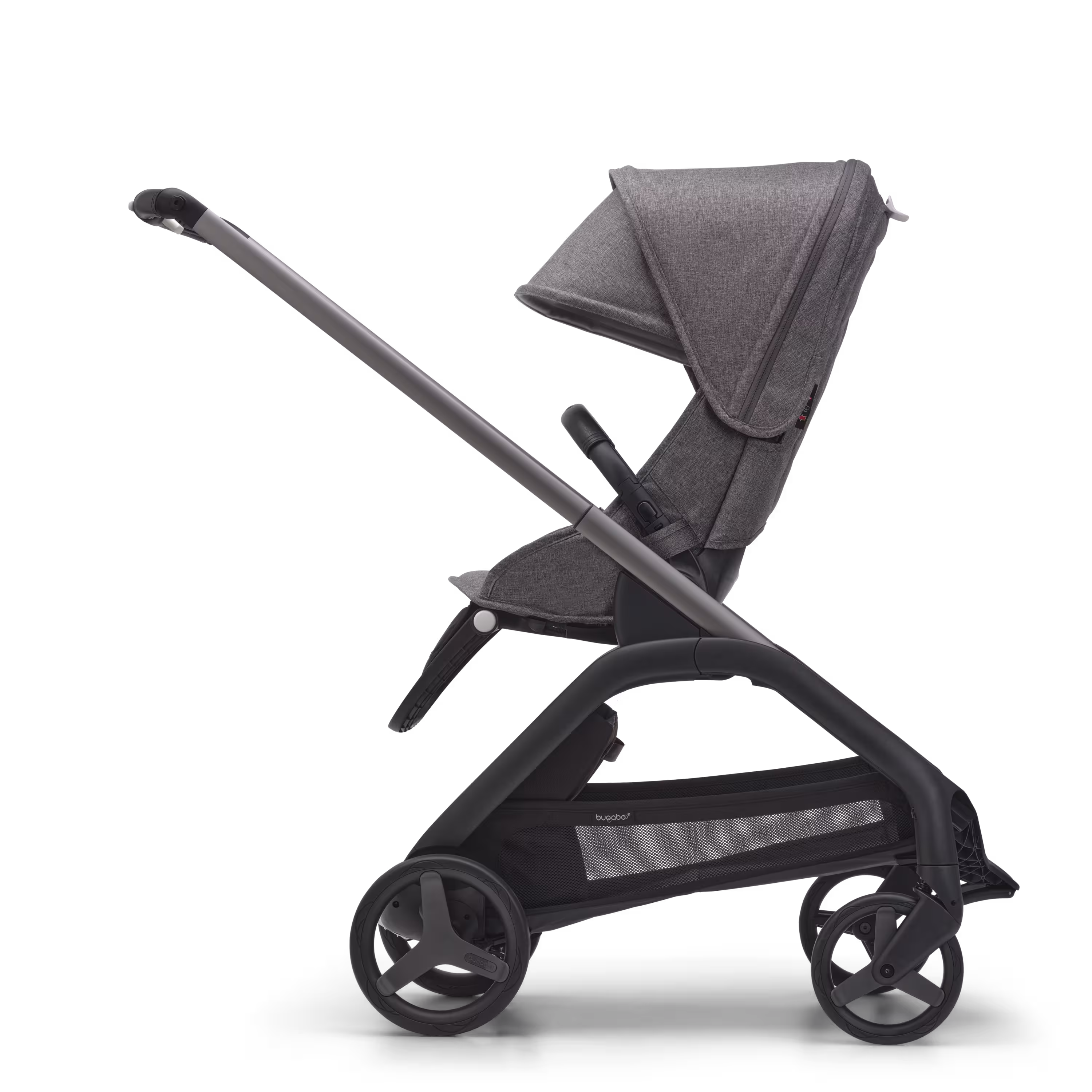 Bugaboo Dragonfly seat/bassinet complete US GRAPHITE/GREY MELANGE-GREY MELANGE - Main Modal Image Slide 3 of 10
