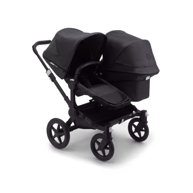 Refurbished Bugaboo Donkey3 Mineral duo complete UK BLACK/WASHED BLACK - Main Image Slide 1 of 1