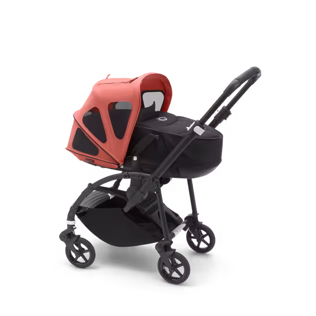 Refurbished Bugaboo Bee breezy sun canopy Sunrise red - Main Image Slide 3 of 4