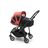 Refurbished Bugaboo Bee breezy sun canopy Sunrise red - Thumbnail Slide 3 of 4