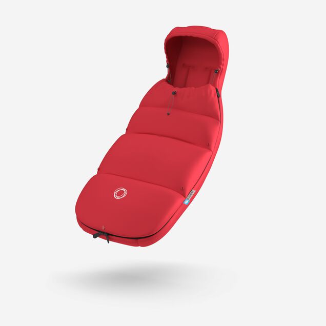 Refurbished Bugaboo High Performance Footmuff+ NEON RED - Main Image Slide 3 of 9