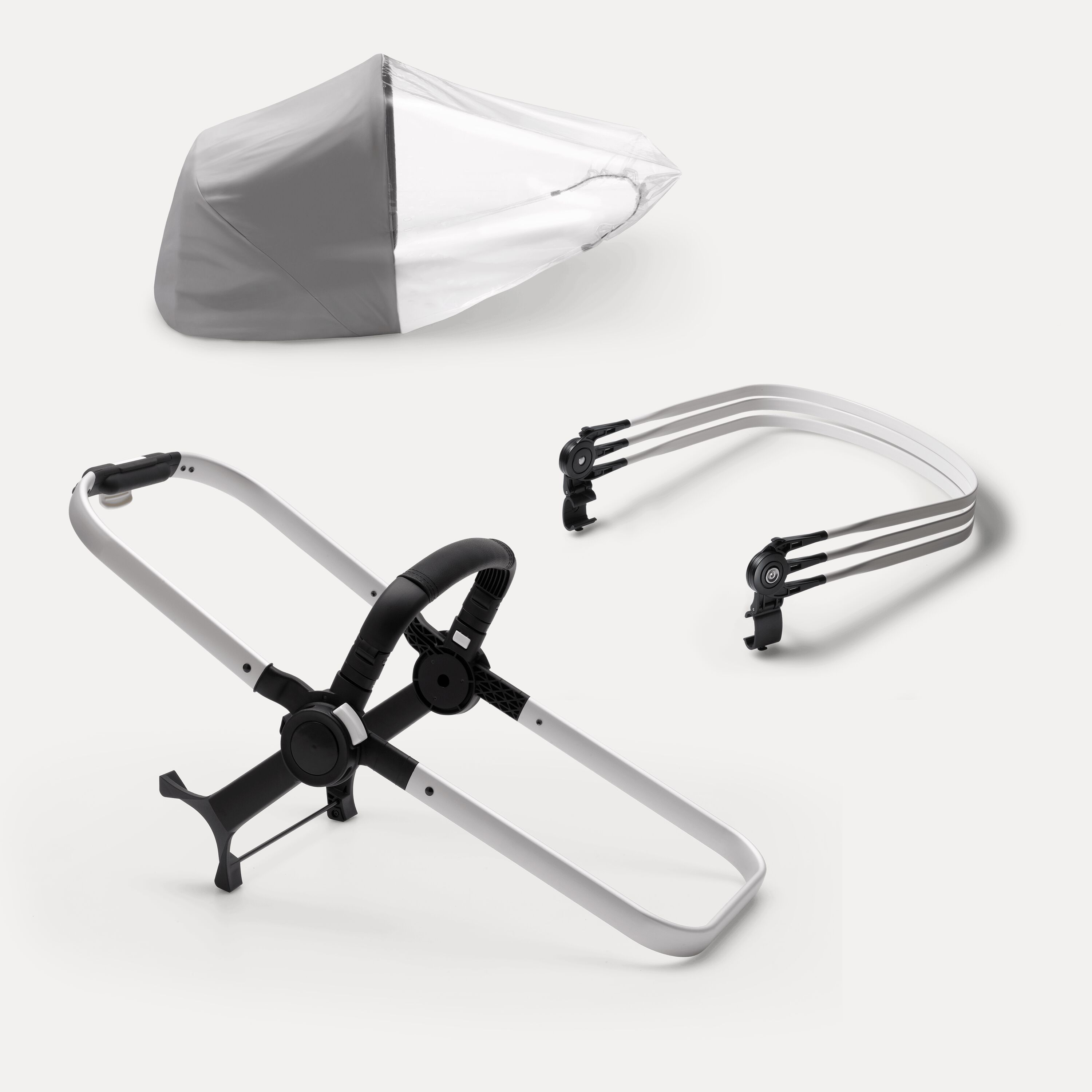 Bugaboo Donkey 3 duo extension set base | Aluminum - Main Modal Image Slide 1 of 2