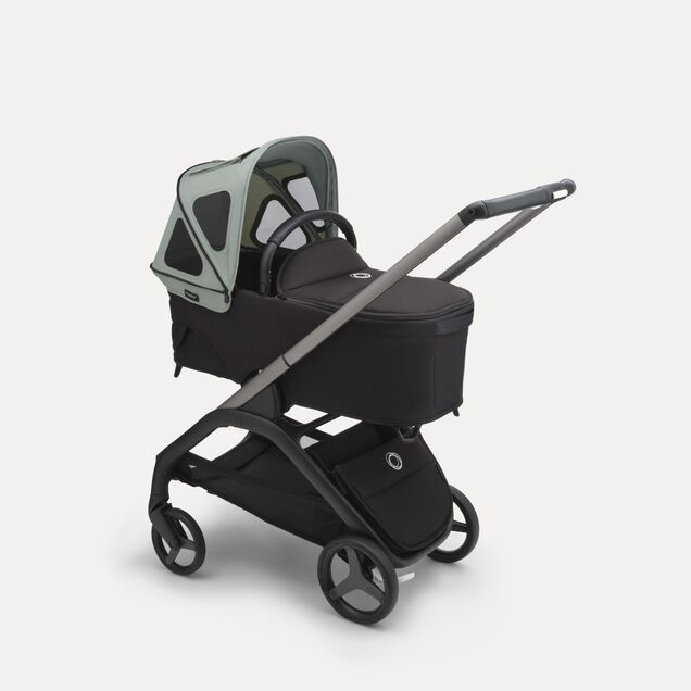 Refurbished Bugaboo Dragonfly breezy sun canopy PINE GREEN - Main Image Slide 6 of 11