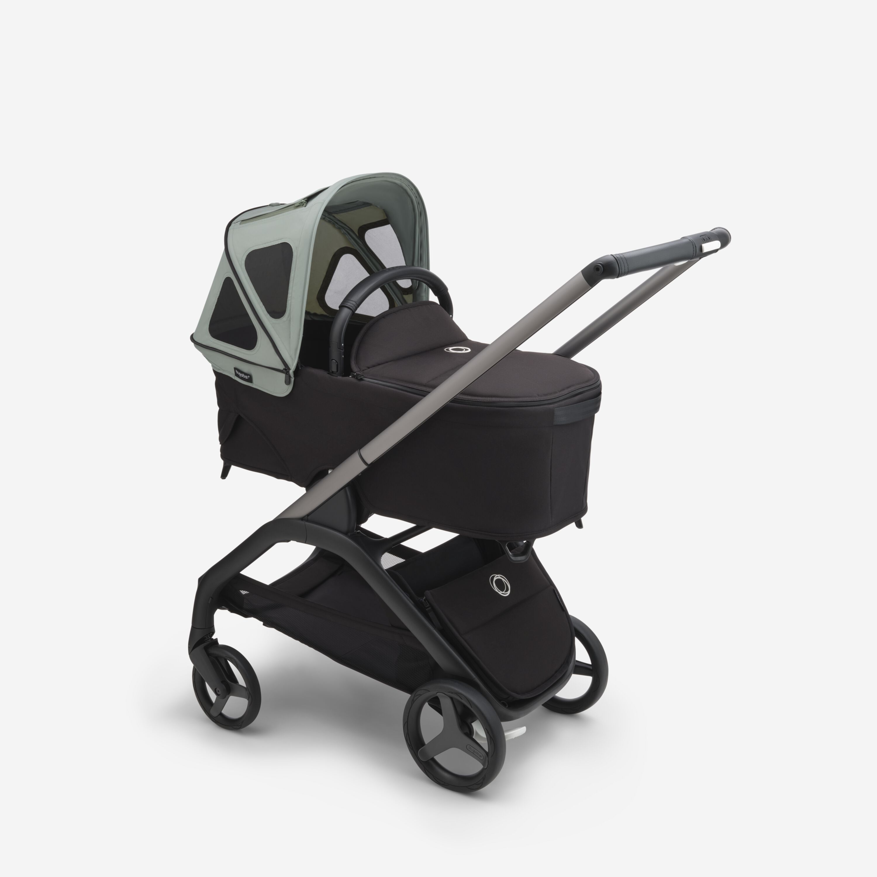 Refurbished Bugaboo Dragonfly breezy sun canopy PINE GREEN - Main Modal Image Slide 6 of 11