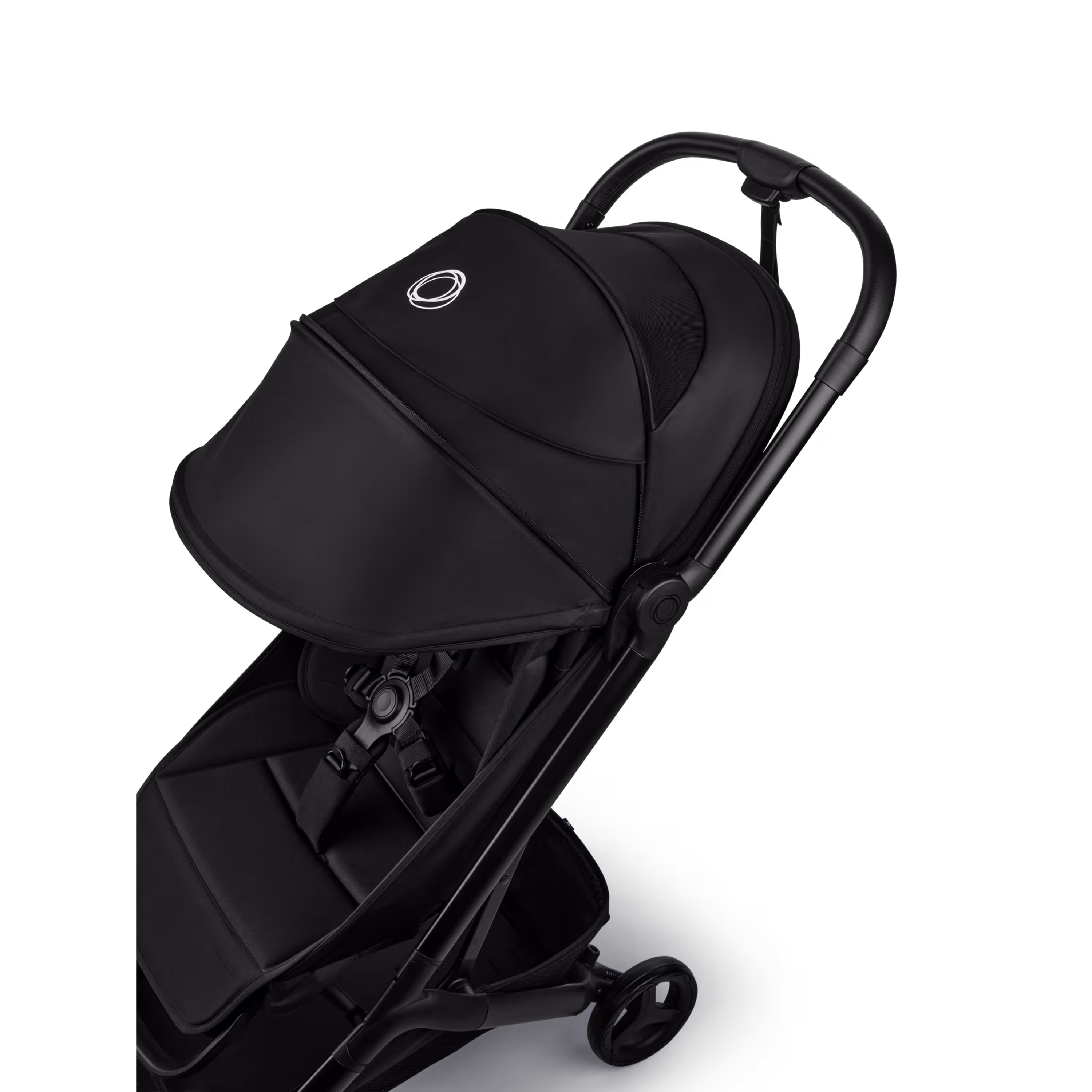 Bugaboo Butterfly 2 Poussette de voyage châssis noir, habillages deep indigo, capote deep indigo - Main Modal Image Slide 6 of 8