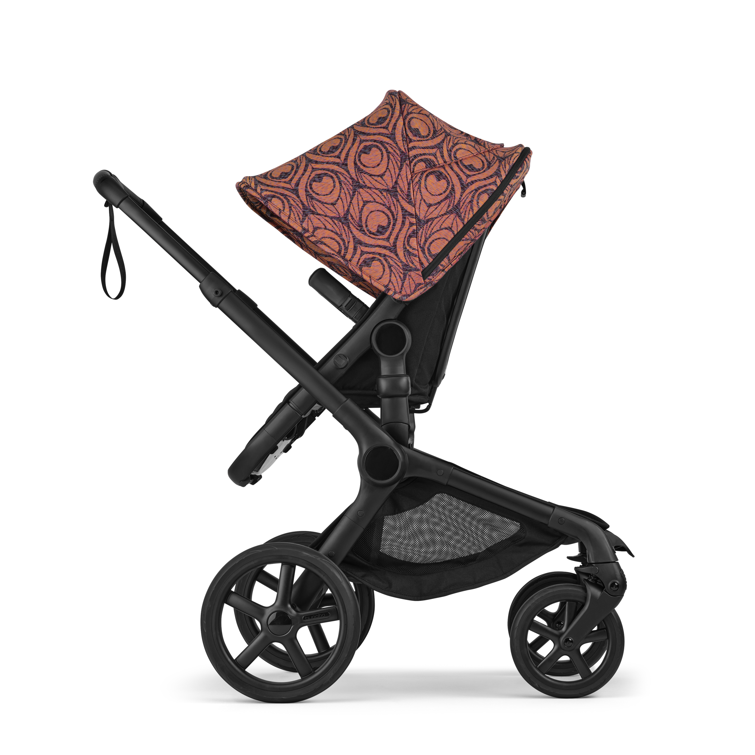 Bugaboo X Artipoppe Fox 5 Renew Limited Edition 2-in-1 stroller black base, heritage black fabrics, bugaboo x artipoppe sun canopy - Thumbnail Slide 3 of 10