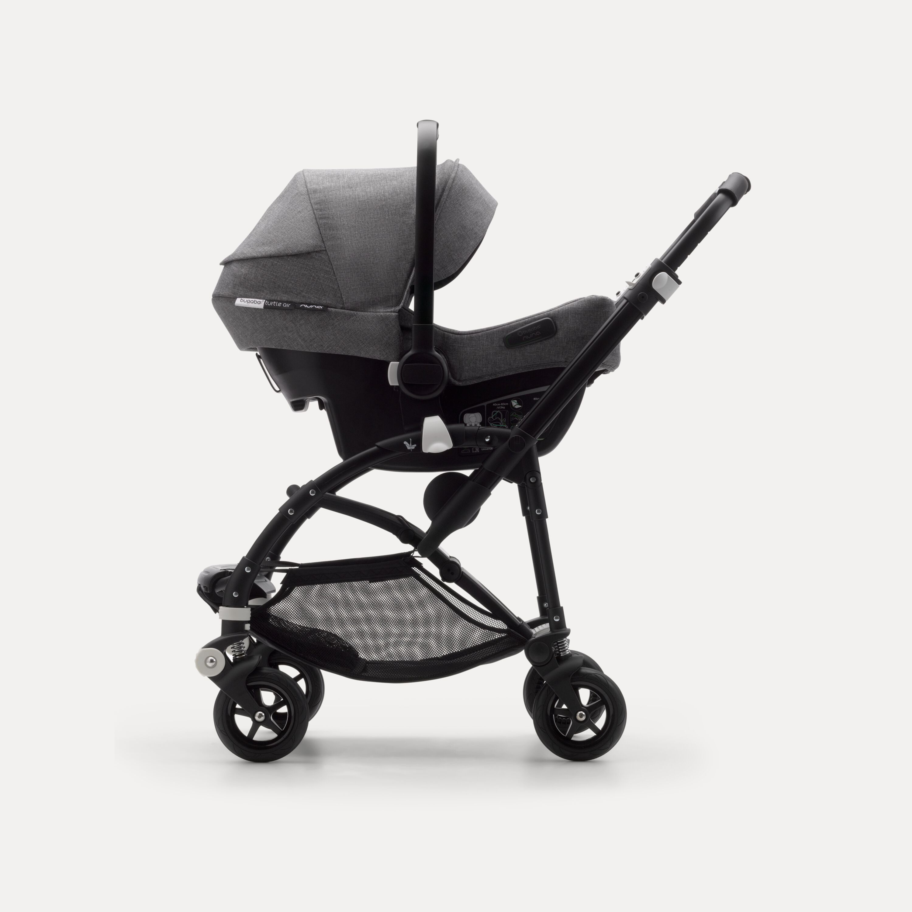 Bugaboo Turtle air by Nuna car seat GREY - Main Modal Image Slide 13 van 14