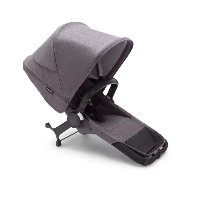 Bugaboo Donkey 5 Duo extension set complete GREY MÉLANGE- GREY MÉLANGE - Main Image Slide 1 of 1