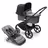Bugaboo Fox 5 2-in-1 stroller black base, grey melange fabrics, midnight black sun canopy - Thumbnail Slide 1 of 13