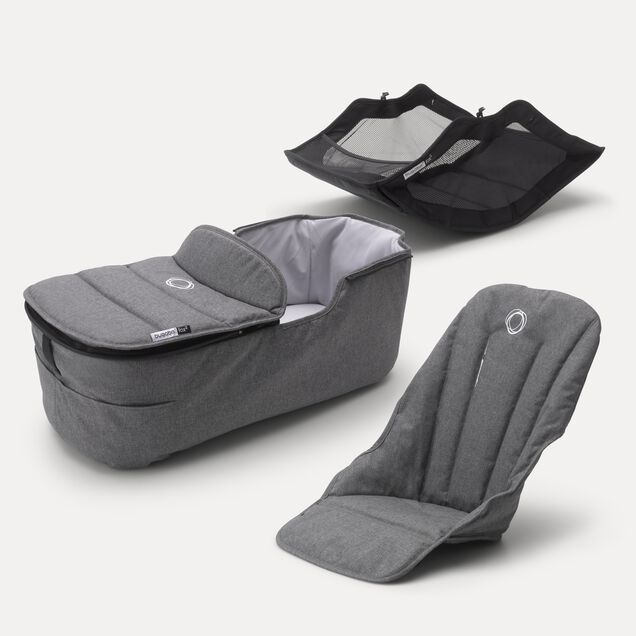 Refurbished Bugaboo Fox2 style set GREY MELANGE - Main Image Slide 1 of 2