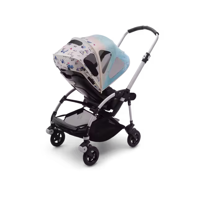 Refurbished Bugaboo Bee 5 breezy sun canopy GRAY MALIN - Main Image Slide 4 of 6