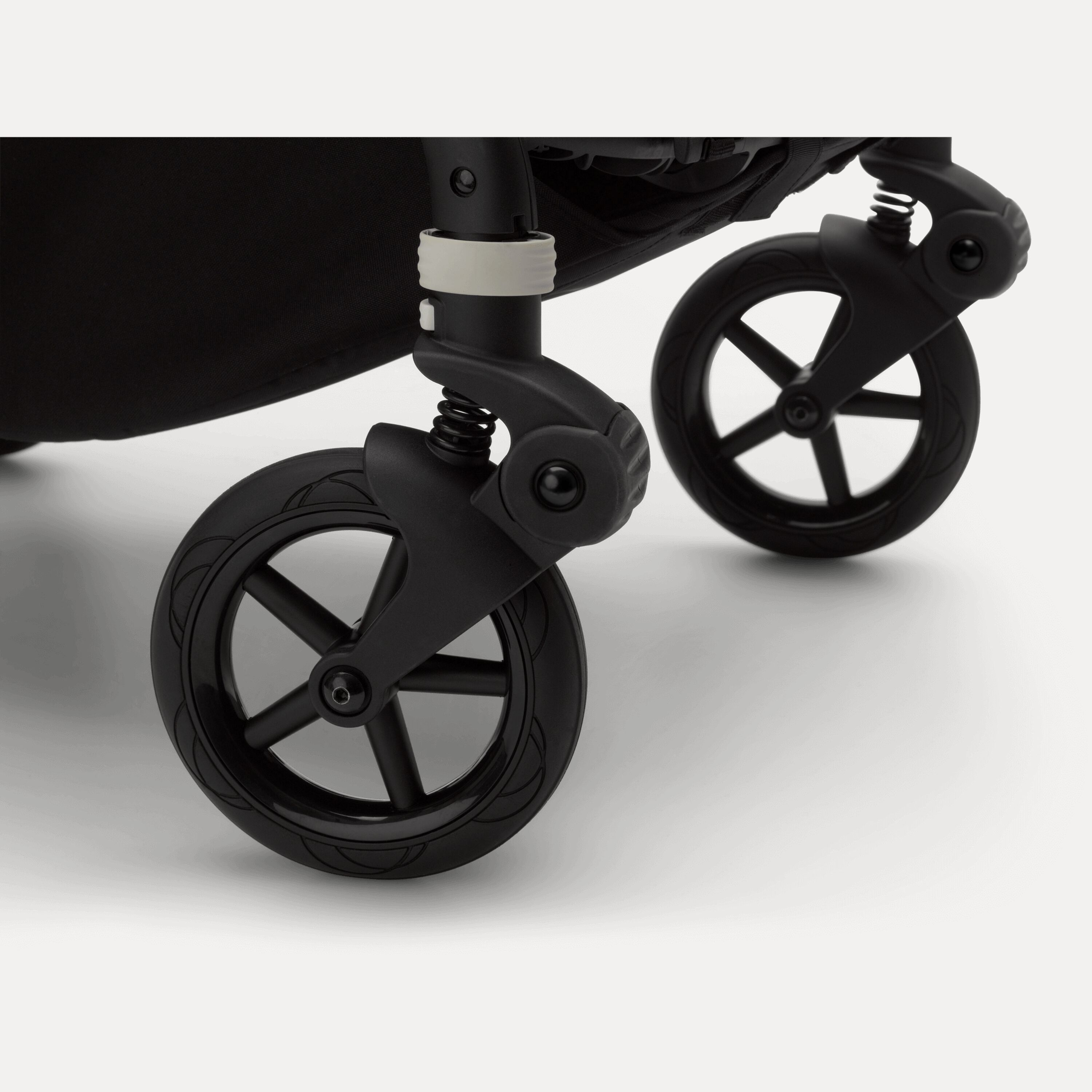 Bugaboo Bee 6 seat stroller soft pink sun canopy, black fabrics, black chassis - Main Modal Image Slide 2 of 4