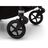 Bugaboo Bee 6 seat stroller soft pink sun canopy, black fabrics, black chassis - Thumbnail Slide 2 of 4