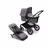Refurbished Bugaboo Fox 3 complete BLACK/GREY MELANGE-GREY MELANGE - Thumbnail Slide 1 of 5