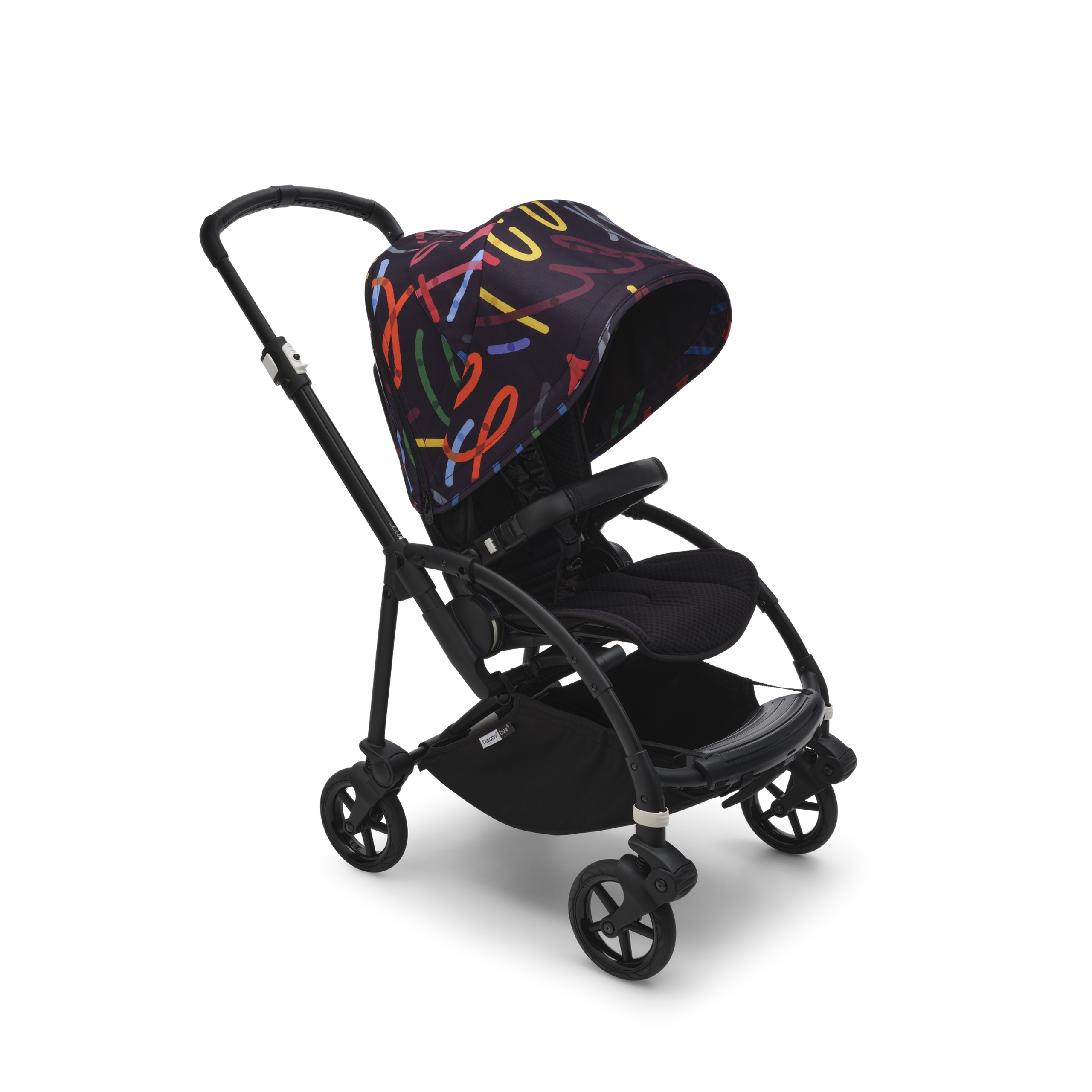 Bugaboo Bee 6 sun canopy Art of Discovery DARK BLUE  - Thumbnail Slide 3 of 3