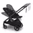 Bugaboo Dragonfly Plus seat stroller graphite base, heritage black fabrics, misty white sun canopy - Thumbnail Slide 8 of 11