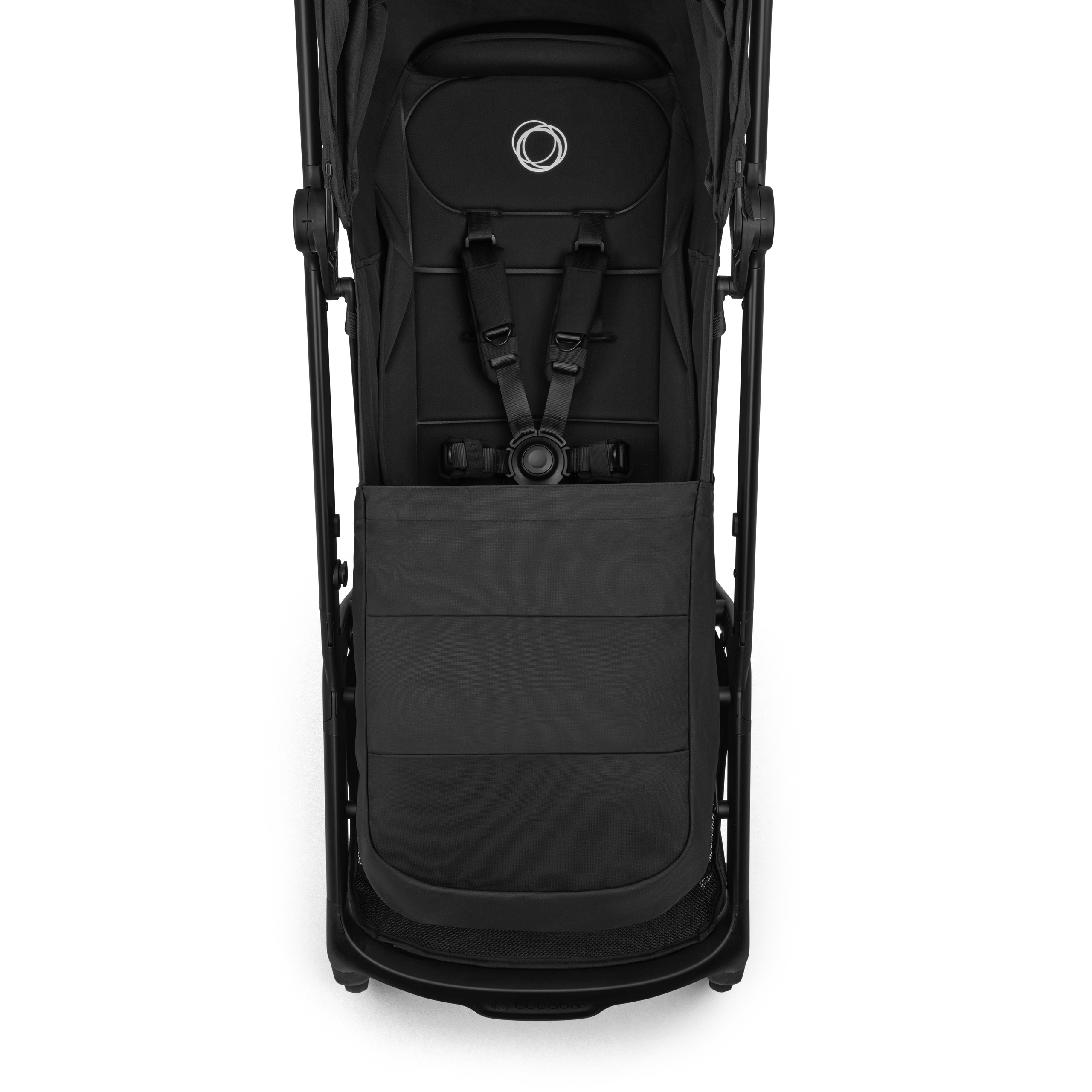 Bugaboo Butterfly 2 Plus travel stroller black base, desert taupe fabrics, desert taupe sun canopy - Thumbnail Slide 8 of 12