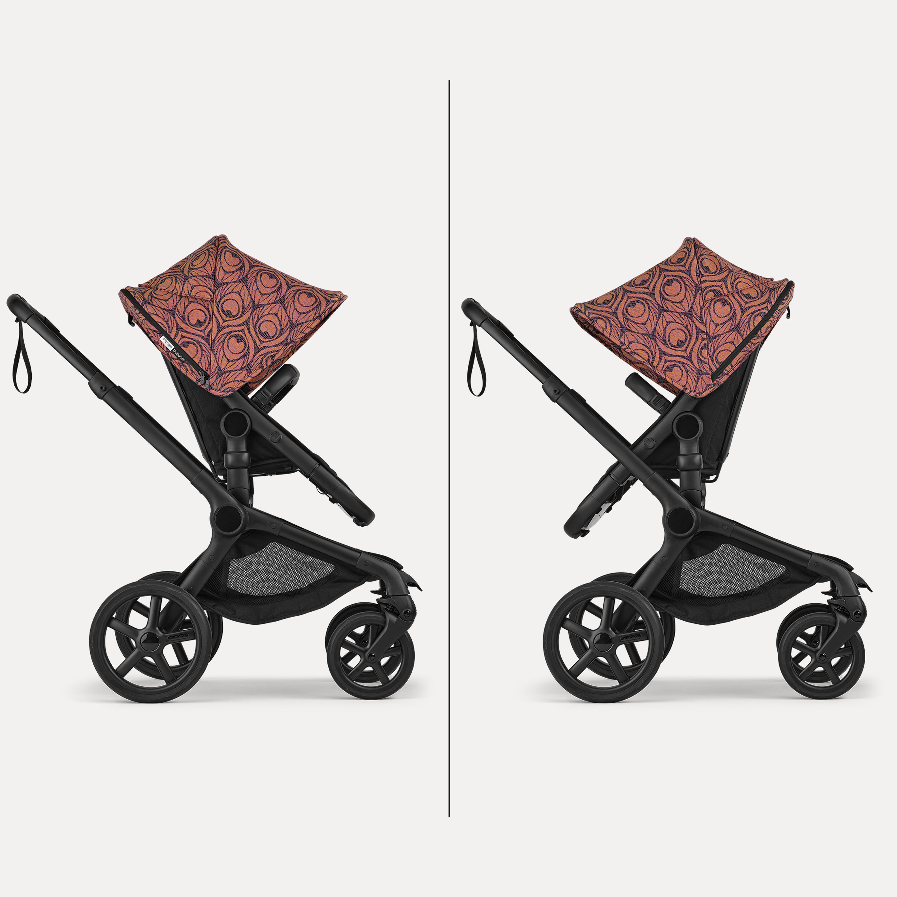 Bugaboo X Artipoppe Fox 5 Renew Limited Edition 2-in-1 stroller black base, heritage black fabrics, bugaboo x artipoppe sun canopy - Main Modal Image Slide 7 of 10