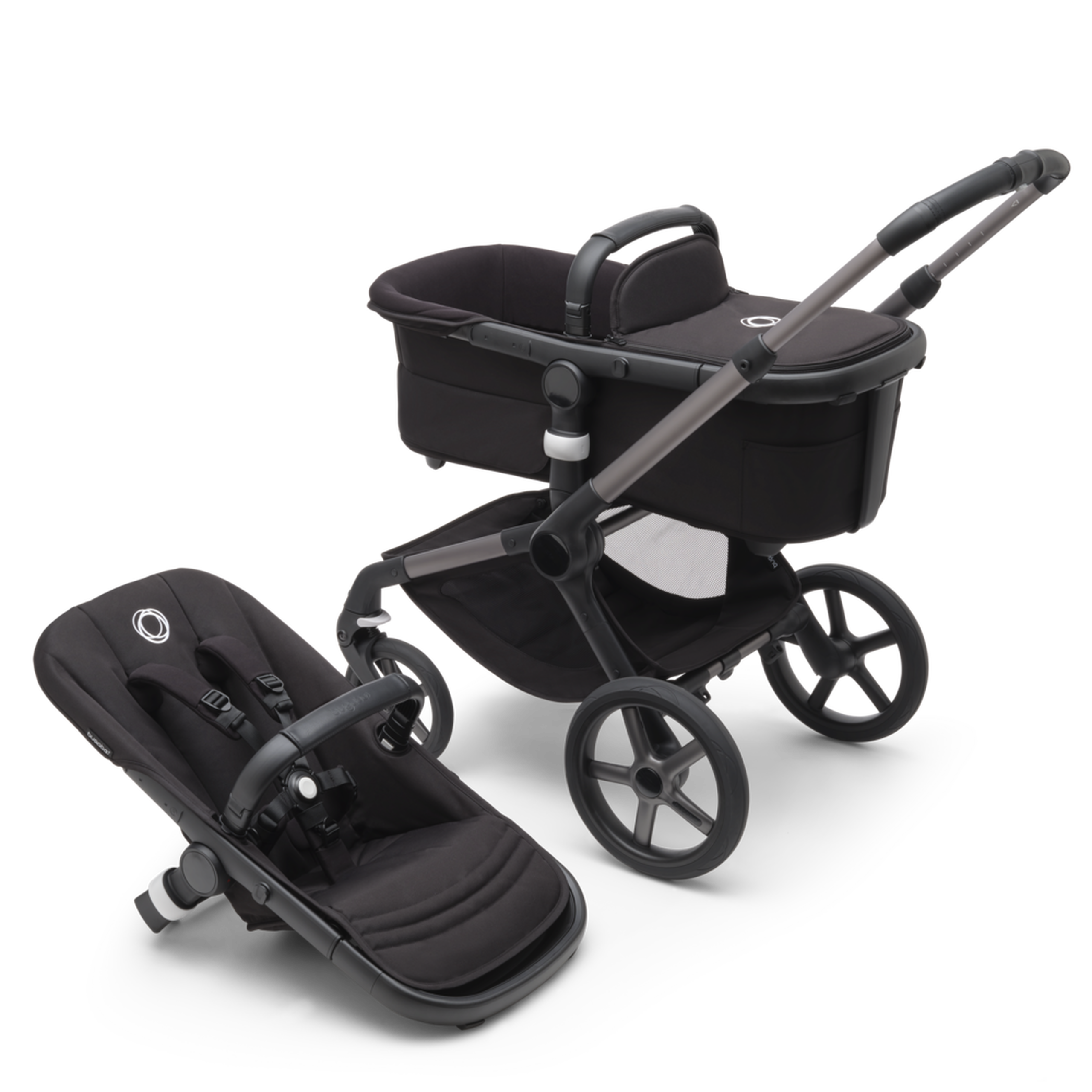 Refurbished Bugaboo Fox 5 base UK GRAPHITE/MIDNIGHT BLACK - Thumbnail Slide 1 of 1