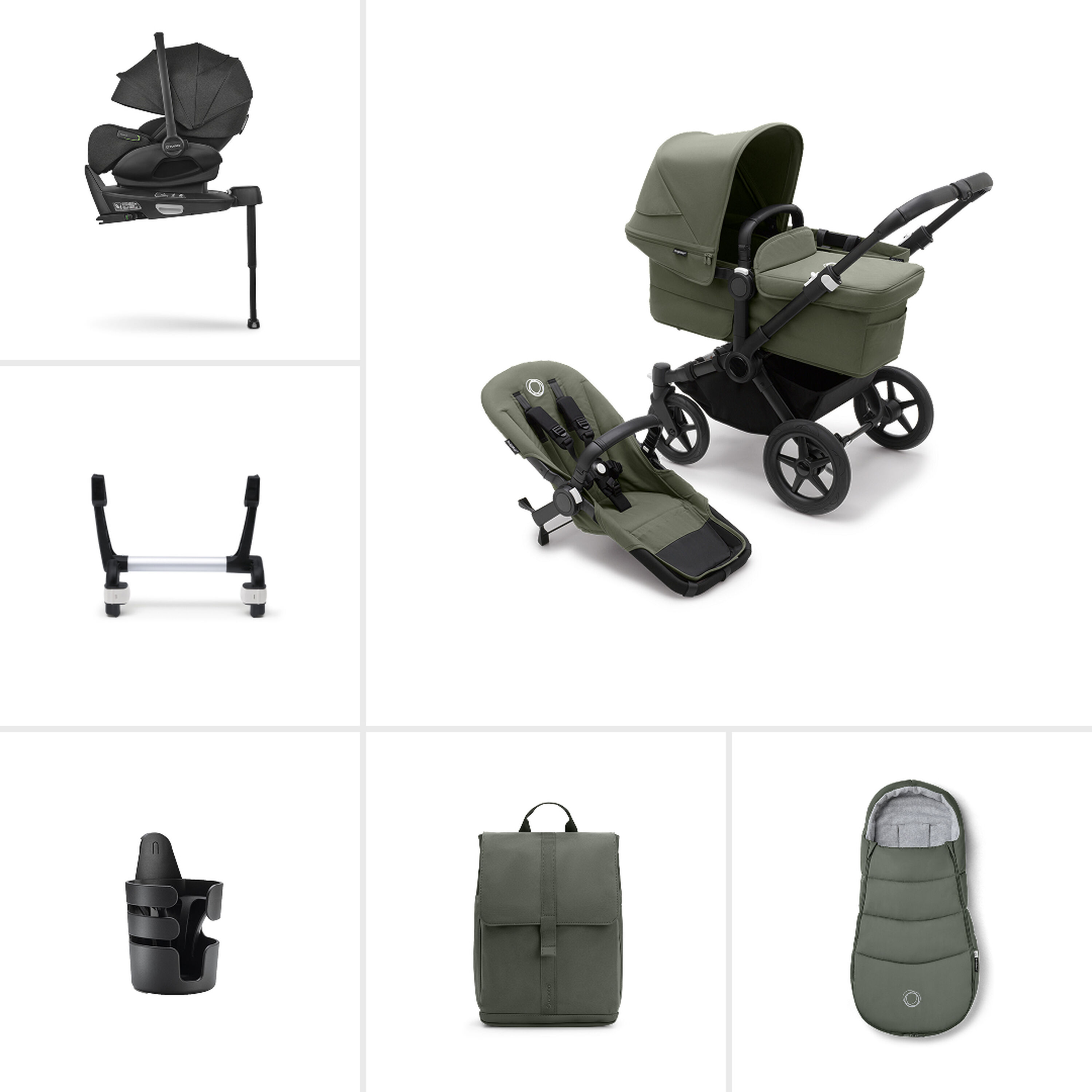 Bugaboo Donkey 5 Mono Ultimate Newborn Bundle - Main Modal Image Slide 1 of 8