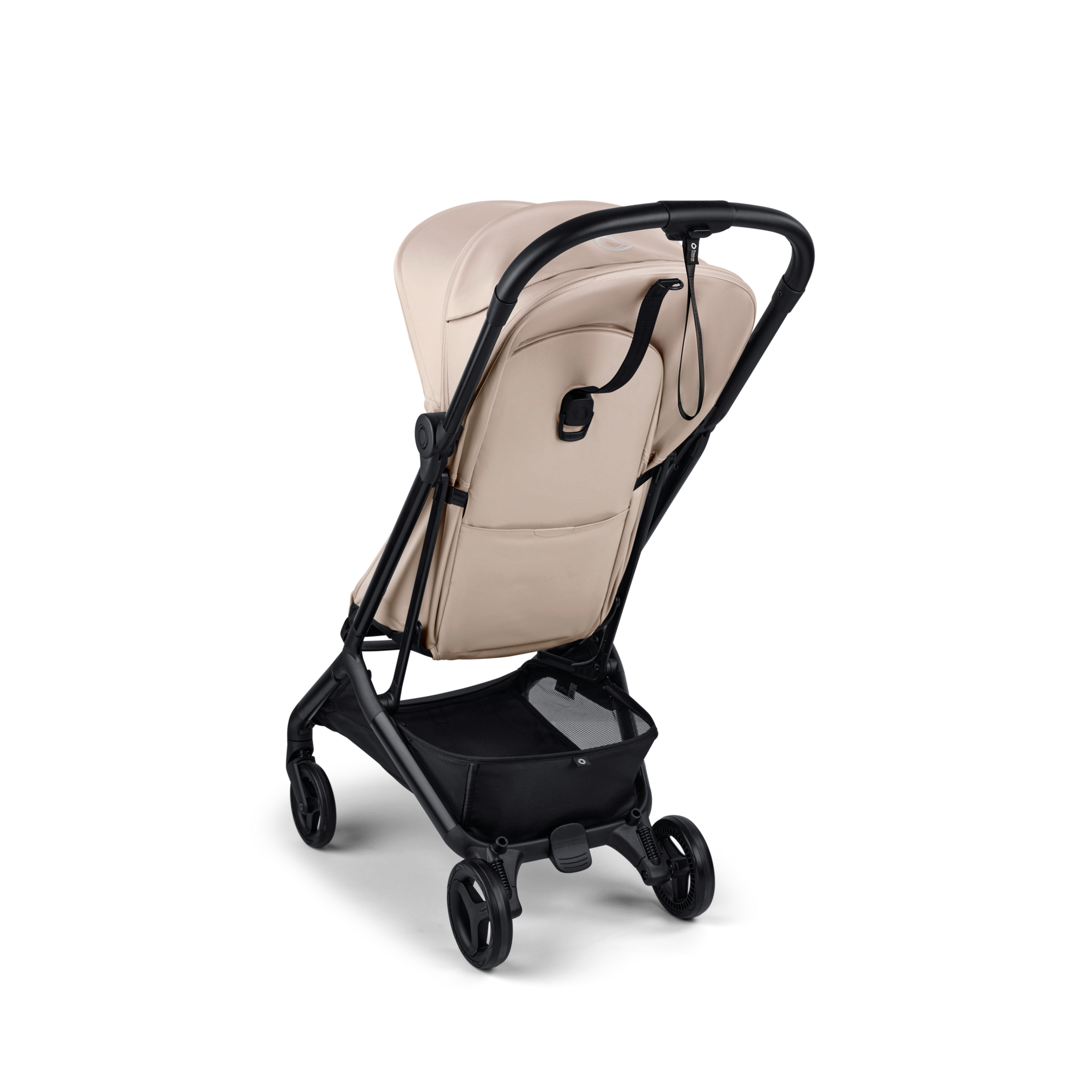 Bugaboo Butterfly 2 Poussette de voyage châssis noir, habillages desert taupe, capote desert taupe - Thumbnail Slide 3 of 8
