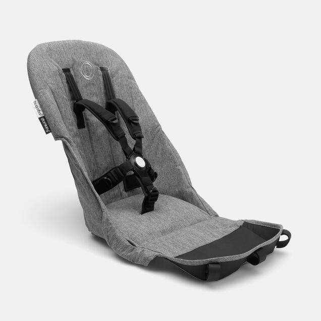 Bugaboo Donkey2 Classic seat fabric UK GREY MELANGE - Main Image Slide 1 of 1