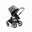 Bugaboo Fox 3 bassinet and seat stroller graphite base, midnight black fabrics, grey melange sun canopy - Thumbnail Slide 7 of 7