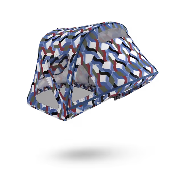 Bugaboo Fox/Cameleon3 breezy sun canopy WAVES - Main Image Slide 6 of 9