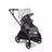 Bugaboo Dragonfly Plus 2-in-1 stroller black base, grey melange fabrics, misty white sun canopy - Thumbnail Slide 3 of 11