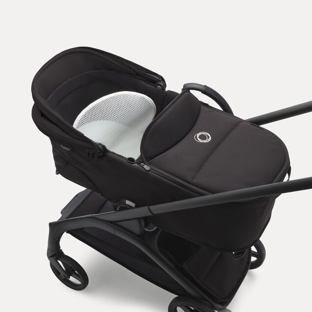 Bugaboo Dragonfly 2-in-1 stroller black base, dark cherry red fabrics, dark cherry red sun canopy - Main Image Slide 12 of 16