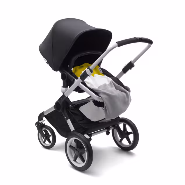 Bugaboo Light Cotton Blanket - BRIGHT YELLOW MULTI - Main Image Slide 9 of 10