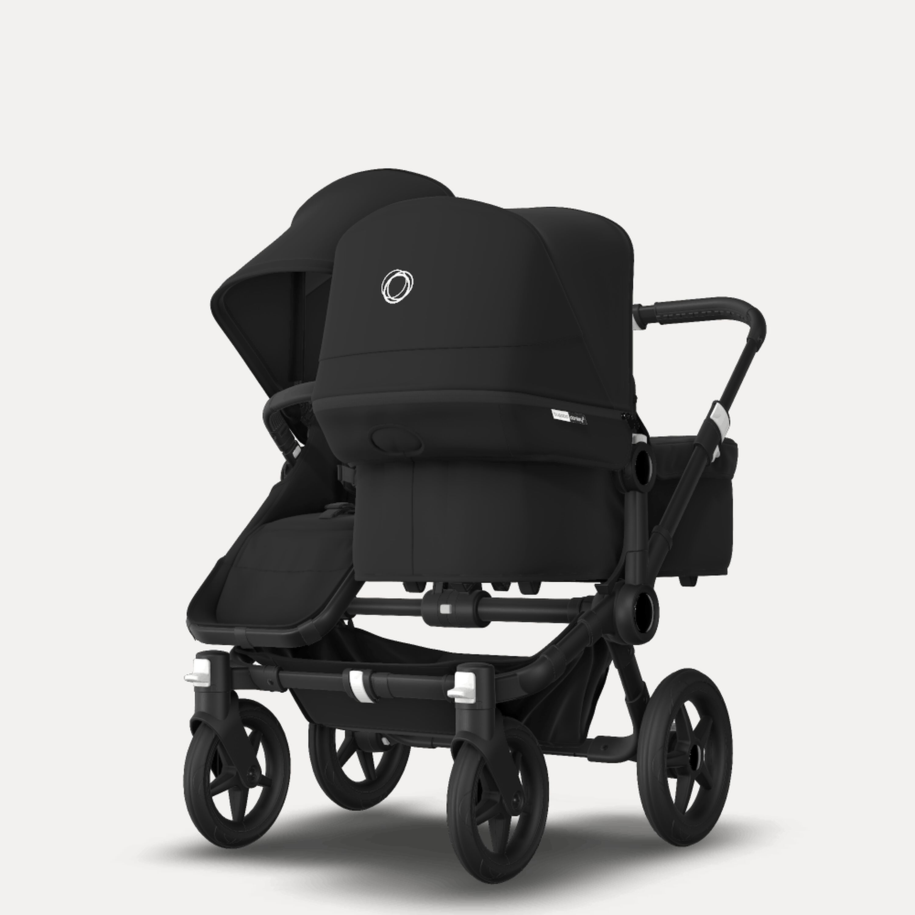 Bugaboo Donkey 3 Duo Black sun canopy, black seat, black chassis - Main Modal Image Slide 3 of 6