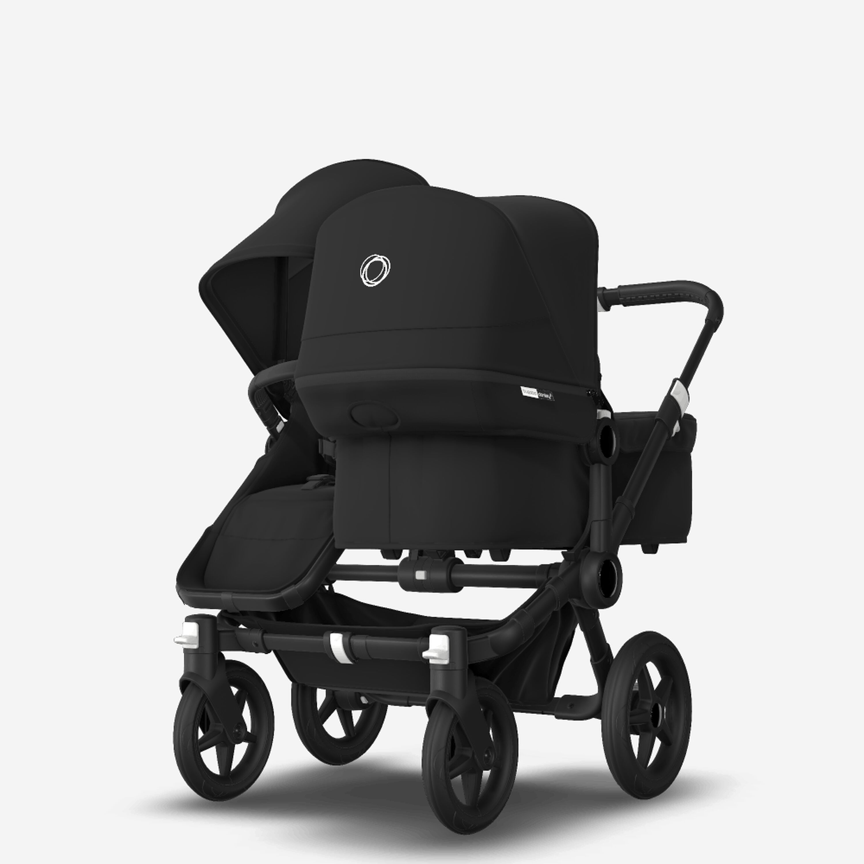 Bugaboo Donkey 3 Duo Black sun canopy, black seat, black chassis - Main Modal Image Slide 3 of 6