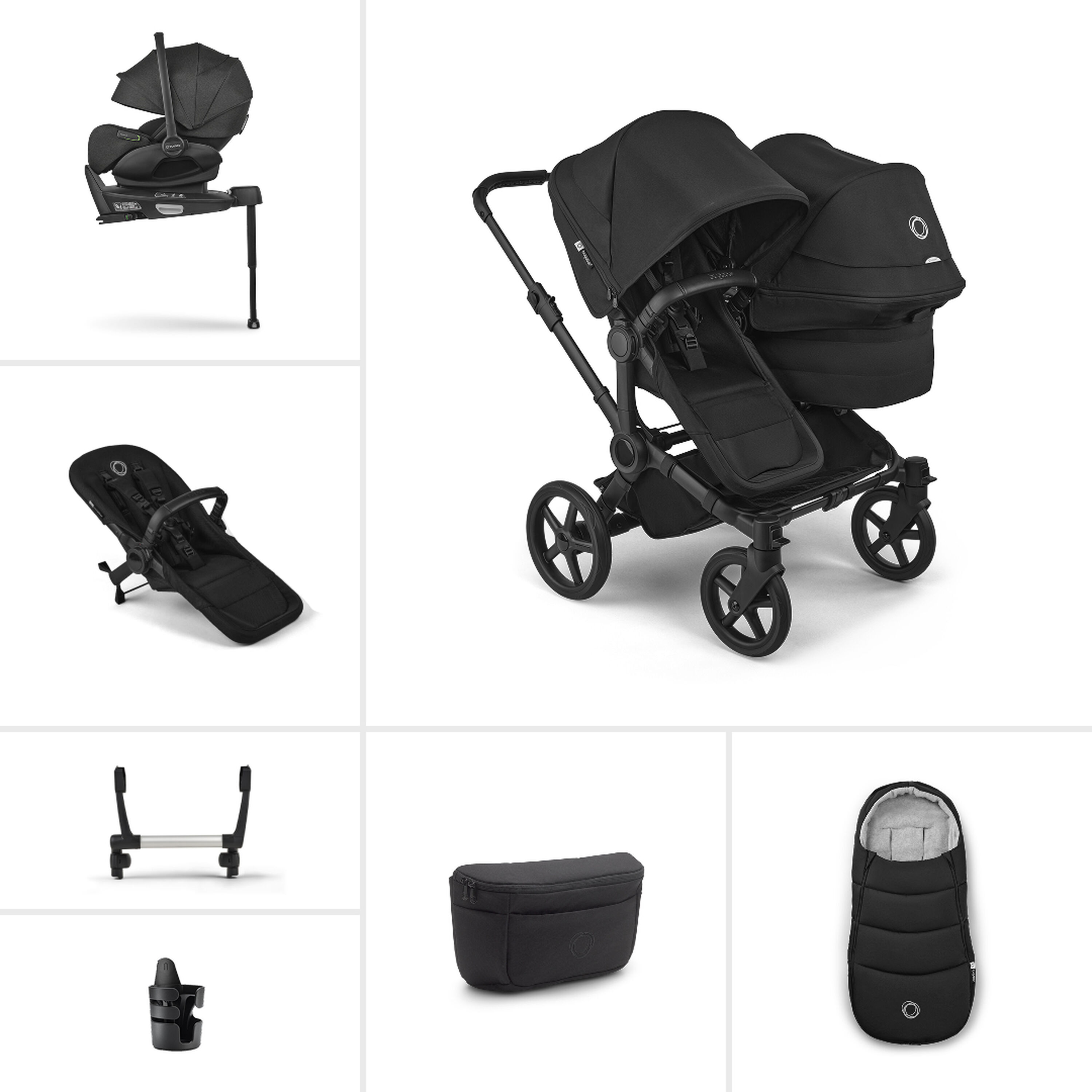 Bugaboo Donkey 6 Double Ultimate newborn bundle - Main Modal Image Slide 1 of 8