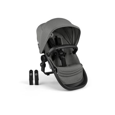 Bugaboo Kangaroo sibling seat BLACK/MOON GREY-MOON GREY
