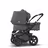 UK Bugaboo Donkey 2 Duo Classic Grey Melange, Black Chassis - Thumbnail Slide 2 of 6
