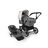 Bugaboo Donkey 5 Mono 2-in-1 stroller graphite base, grey mélange fabrics, misty white sun canopy - Thumbnail Slide 1 of 12