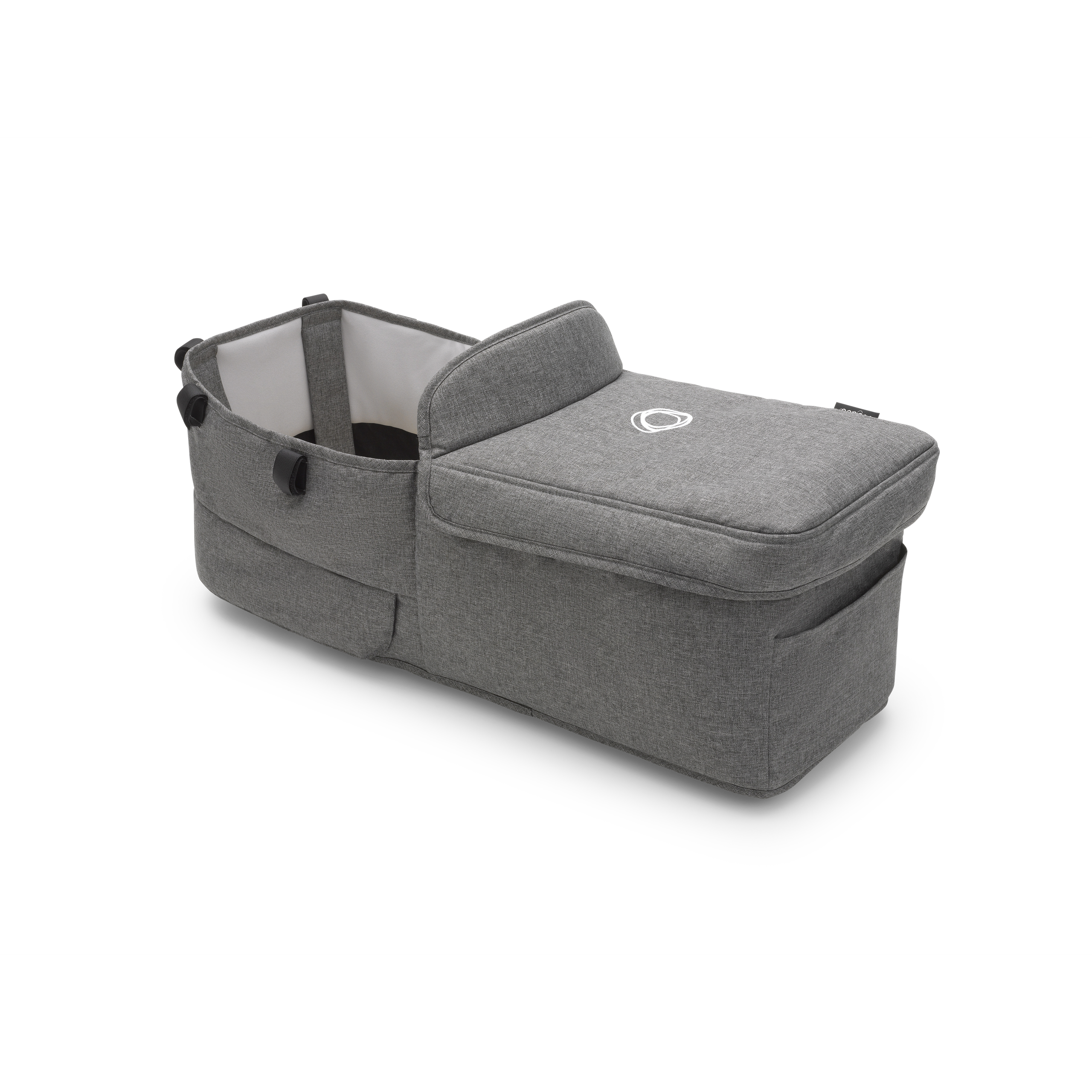 Bugaboo Donkey 5 carrycot fabric UK GREY MÉLANGE - Thumbnail Slide 1 of 1
