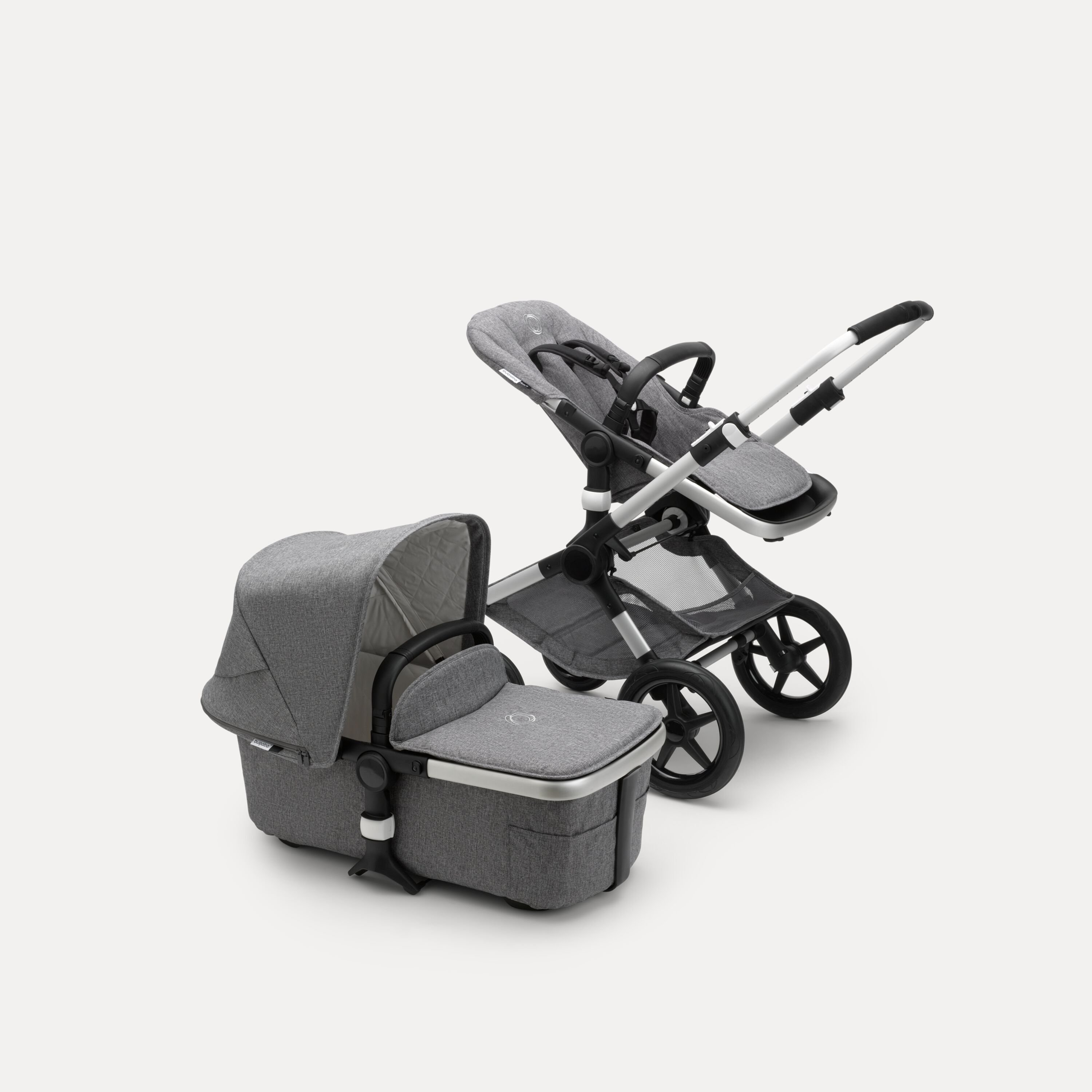 Bugaboo Fox 2 complete | AU ALU/GREY MELANGE-GREY MELANGE - Main Modal Image Slide 1 of 3