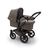 Bugaboo Donkey 3 Mono seat and carrycot pushchair mineral taupe melange sun canopy, mineral taupe melange fabrics, black base - Thumbnail Slide 1 of 7