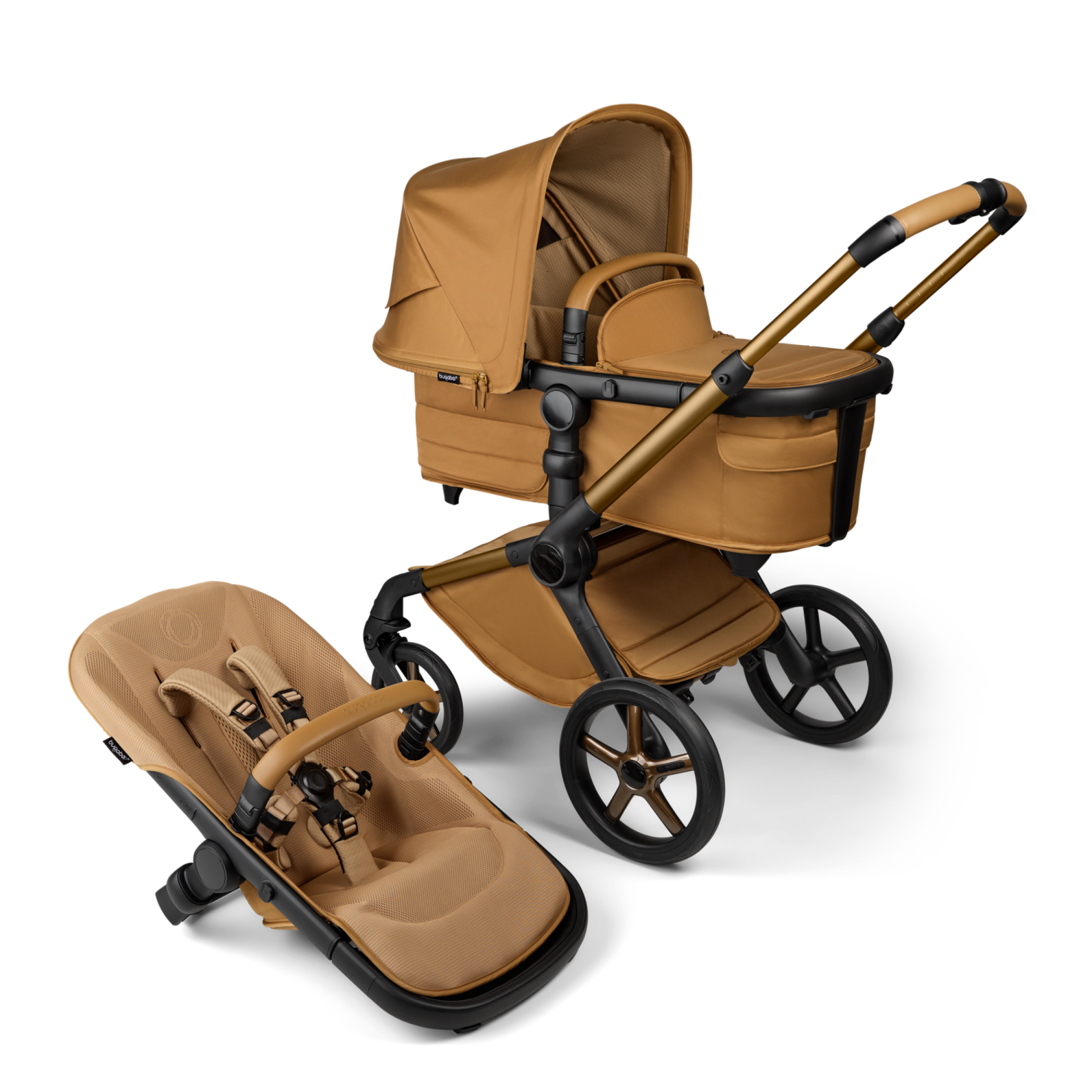 バガブー フォックス 5 A型ストローラー amber glow sun canopy, amber