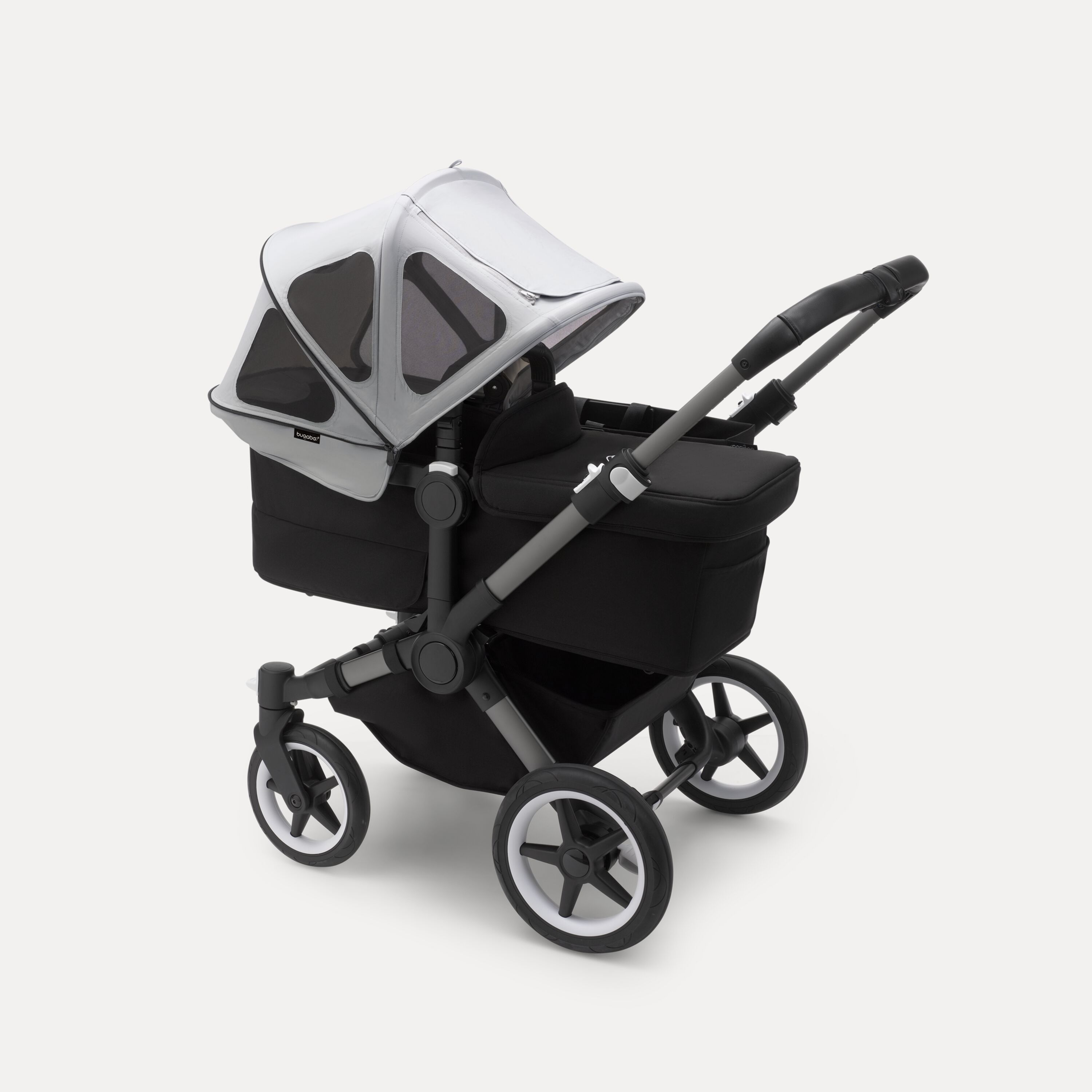 Bugaboo Donkey breezy sun canopy MISTY GREY - Main Modal Image Slide 2 of 5