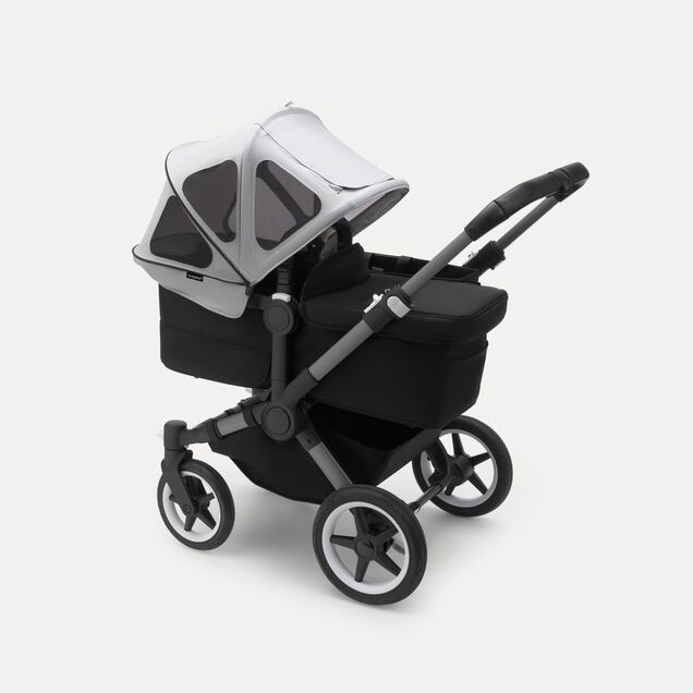 Bugaboo Donkey breezy sun canopy MISTY GREY - Main Image Slide 2 of 5