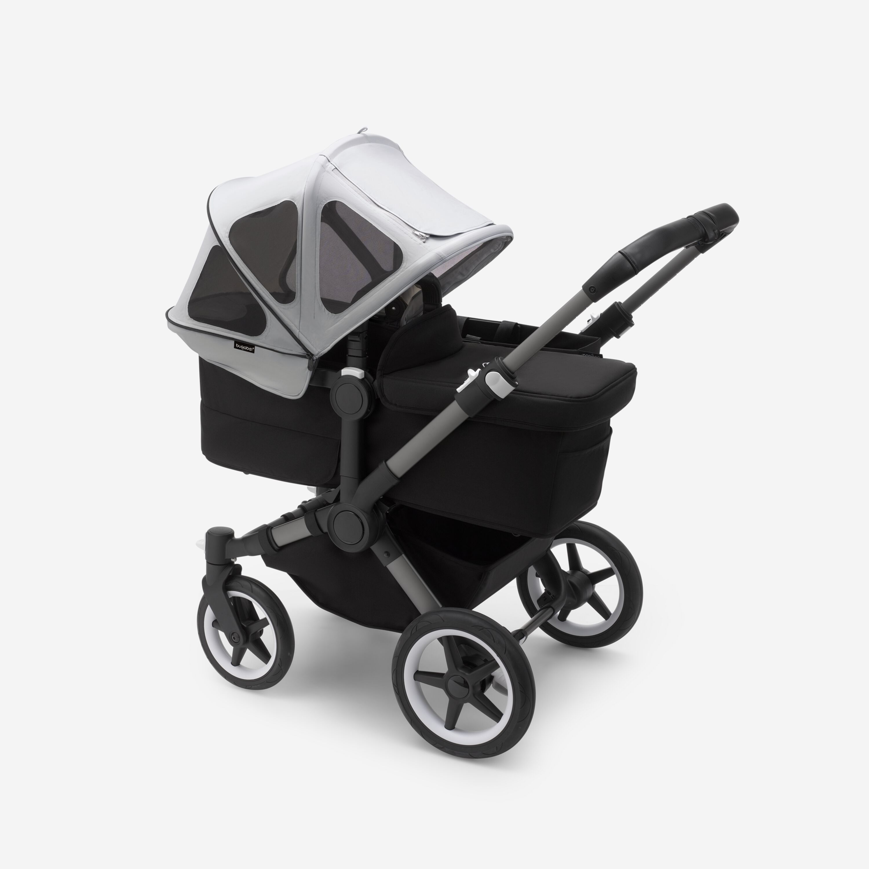 Bugaboo Donkey breezy sun canopy MISTY GREY - Main Modal Image Slide 2 of 5