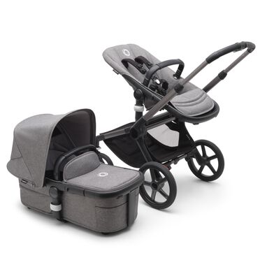 Refurbished Bugaboo Fox 5 complete UK GRAPHITE/GREY MELANGE-GREY MELANGE - view 2