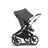 Bugaboo Fox 2 seat and carrycot pushchair grey melange sun canopy, grey melange fabrics, aluminium chassis - Thumbnail Slide 6 of 10