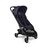 Bugaboo Butterfly 2 travel stroller black base, deep indigo fabrics, deep indigo sun canopy - Thumbnail Slide 1 of 9