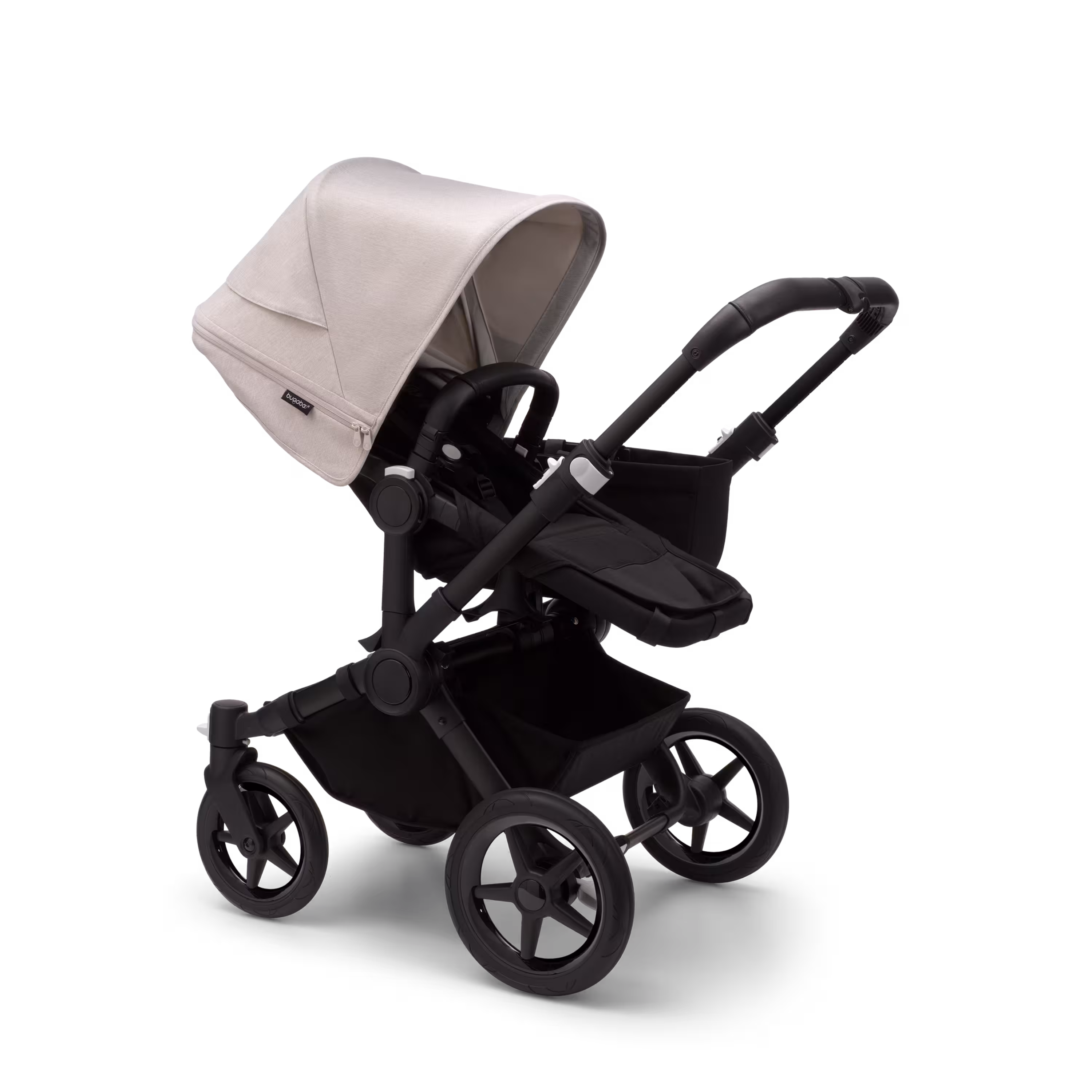 Refurbished Bugaboo Donkey 5 Mono complete RW fabric US BLACK/MIDNIGHT BLACK-MISTY WHITE - Main Modal Image Slide 4 of 10