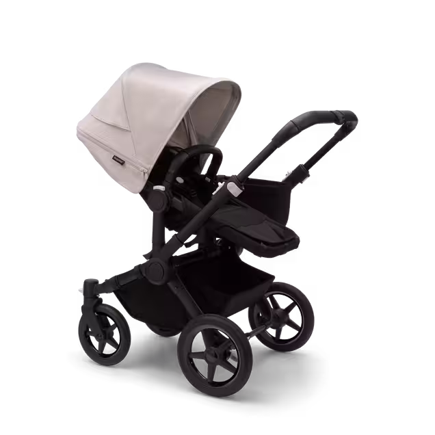 Refurbished Bugaboo Donkey 5 Mono complete RW fabric US BLACK/MIDNIGHT BLACK-MISTY WHITE - Main Image Slide 4 of 10